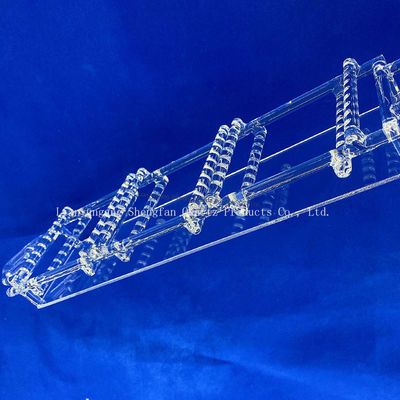 kwaliteit  High Purity Fused Silica Quartz Boat High Temperature Resistant Quartz Boat for Tube Furnace Laboratory Sintering Fabriek