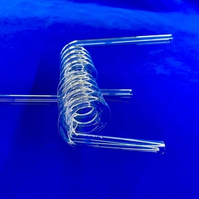 kwaliteit  Factory Custom Laboratory High Temperature And Corrosion Resistant Quartz Spiral Tube Fabriek