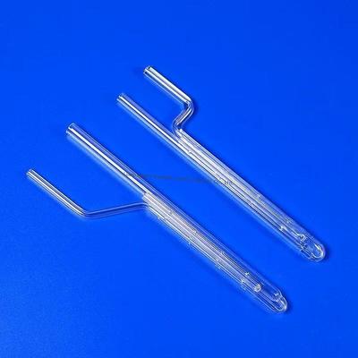 kwaliteit  Custom High Temperature and Corrosion Resistant BET Quartz Sample Tubes for Laboratory Use Fabriek