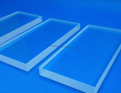 kwaliteit  Manugacturer Custom Optical Fused Quartz Glass  Thick Plate With High Transmitance Fabriek
