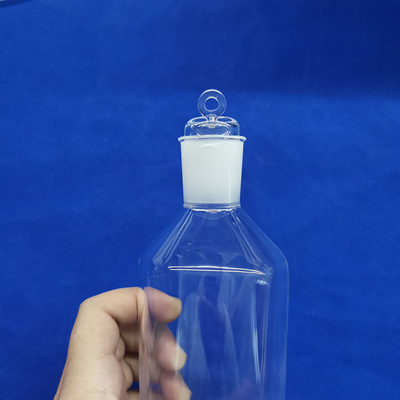 400ml Cilinder van de de Flessen de Brede Mond van de laboratoriumreagens met Deksel voor Bevroren Vloeistof Amber