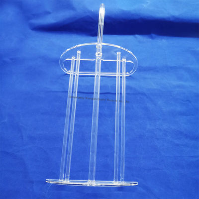 Met een slot voor waferdrager kwartsglasboot