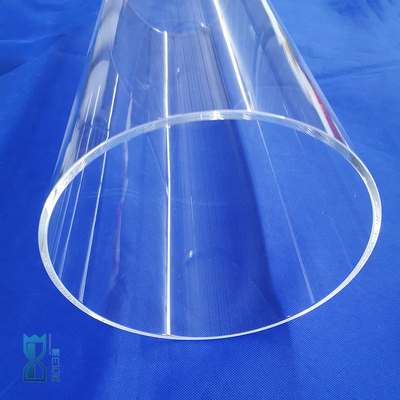 Op maat gemaakte hoge temperatuur bestand verwarming kwartsglasbuis Grote diameter