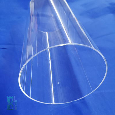 Op maat gemaakte hoge temperatuur bestand verwarming kwartsglasbuis Grote diameter