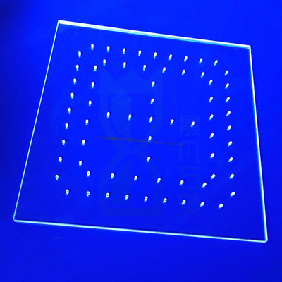 Kwartsplaat van militaire kwaliteit met gesmolten kwarts, aanpasbare afmetingen en precisietolerantie voor toepassingen bij hoge temperaturen