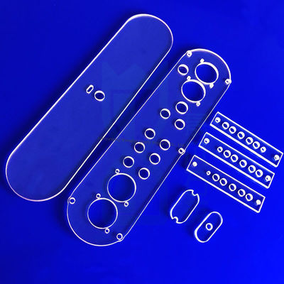 Fabrikant Optische gesmolten kwartsglasplaat op maat met een hoge doorlaatbaarheid