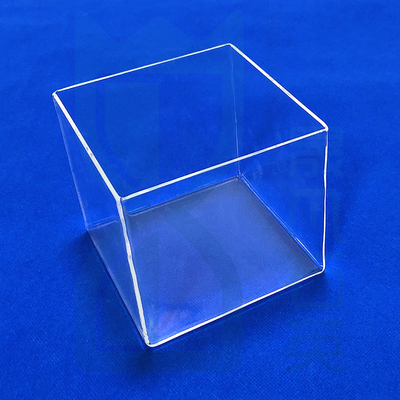 Fabriek Custom Laboratory Quartz Glascilinder Schroeifastig Corrosiebestendige