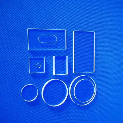 Fabriek Custom Quartz glasplaat Hoogtemperatuur Laser geperforeerd