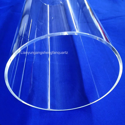 Vervaardiging Ondersteuning Aanpassing Hitteweerstand Fuesd Grote diameter Quartz helder glas buis