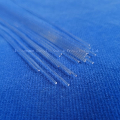Fabrieksopdracht Transparante Kleine Diameter Kwarts Kapillair Korrosiebestendig bij hoge temperaturen