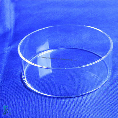 Hoog doorlaatbare, corrosiebestendige kwartsglasplaat voor laboratoriumgebruik bij hoge temperatuur