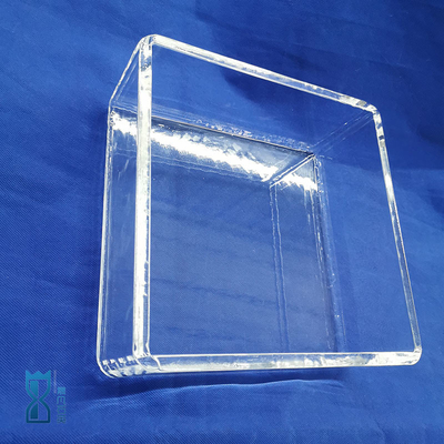 Quartzglas vierkante tank voor laboratoriumgebruik in corrosiebestendige meetvloeistoffen