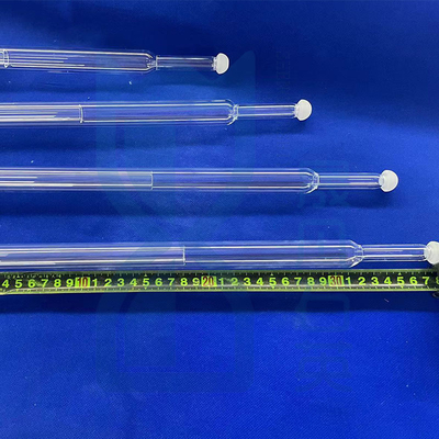 Temperatuurverwarmingsbuis Ovenbuis Hoog zuiverheidscyclische laboratoriumkwartsglasbuis