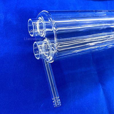 Temperatuurverwarmingsbuis Ovenbuis Hoog zuiverheidscyclische laboratoriumkwartsglasbuis