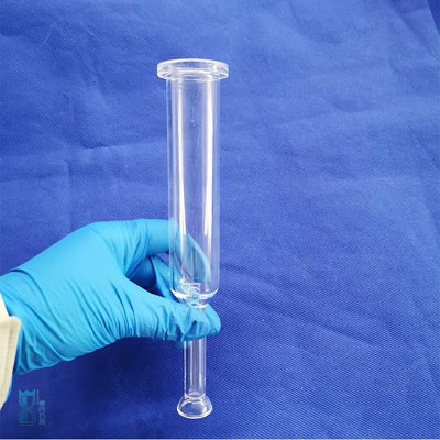 Temperatuurverwarmingsbuis Ovenbuis Hoog zuiverheidscyclische laboratoriumkwartsglasbuis