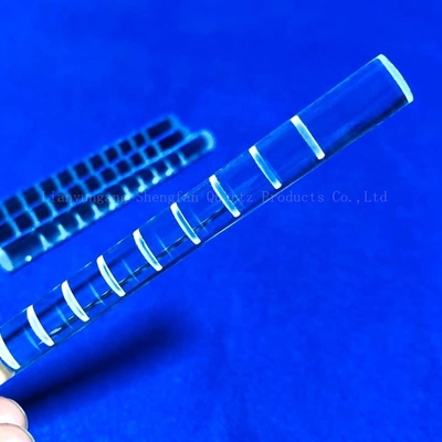 CNC Finish Quartz Glass Rod Milling Optische Cilinder Clear Fused For Solar Semiconductor