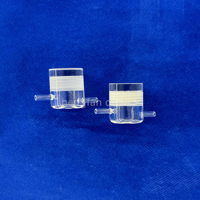 Fabriek Custom High Temperature And Corrosion Resistant High Purity Laboratory Gesloten Quartz Draad Pipe