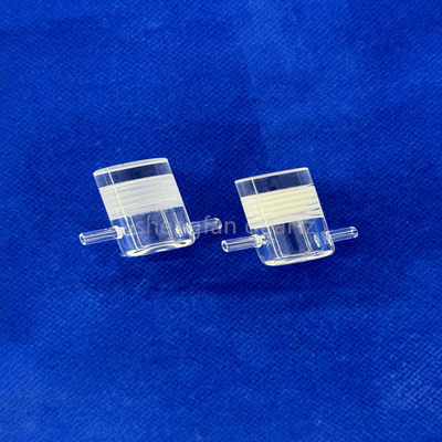 Fabriek Custom High Temperature And Corrosion Resistant High Purity Laboratory Gesloten Quartz Draad Pipe