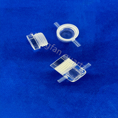 Fabriek Custom High Temperature And Corrosion Resistant High Purity Laboratory Gesloten Quartz Draad Pipe