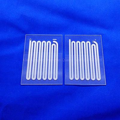Op maat gemaakte optische Cnc-kwartsglaspanelen