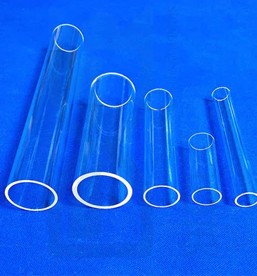Op maat gemaakte, hoge temperatuurbestendige quartzglasbuis met grote diameter