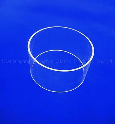 Op maat gemaakte, hoge temperatuurbestendige quartzglasbuis met grote diameter