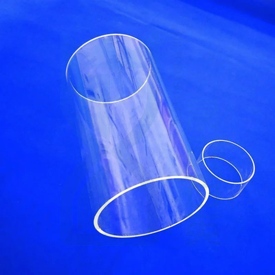 Op maat gemaakte, hoge temperatuurbestendige quartzglasbuis met grote diameter