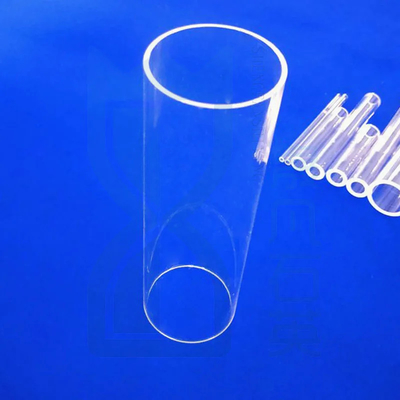 Op maat gemaakte, hoge temperatuurbestendige quartzglasbuis met grote diameter