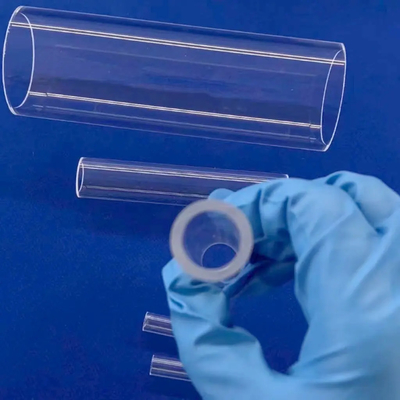 Transparante grote diameter helder gesmolten siliciumkwartsbuis