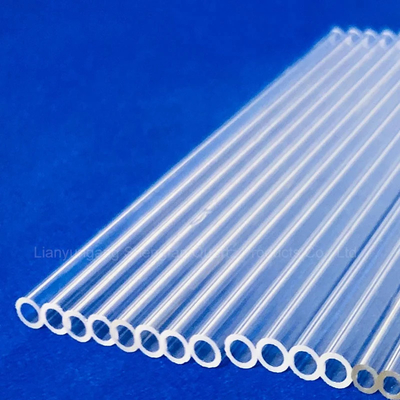 Fabriek op maat van hoge temperatuur en hoge zuiverheid kwartsglasbuis