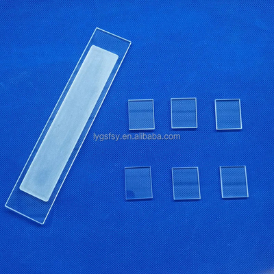 Cnc Finishing Laboratory Slotted Quartz Sheet Zuur en Alkali Resistent