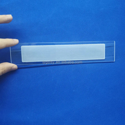 Cnc Finishing Laboratory Slotted Quartz Sheet Zuur en Alkali Resistent