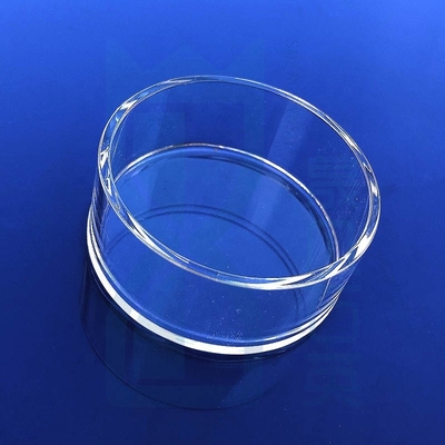 Fabriek maatwerk laboratorium ronde transparante corrosiebestendige kwarts glas petrischaal