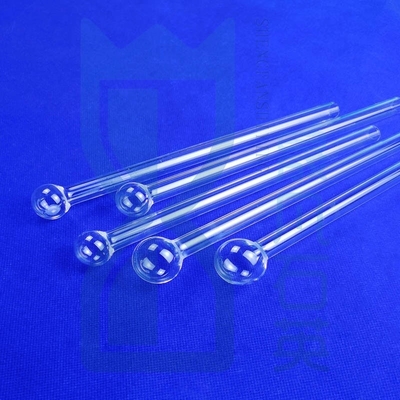 Transparante kwartsproefbuis met lange mond Blaasbuis Producten Ball Plate-SIO2 Glas Samenstelling kwartsproefbuis