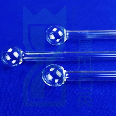 Transparante kwartsproefbuis met lange mond Blaasbuis Producten Ball Plate-SIO2 Glas Samenstelling kwartsproefbuis
