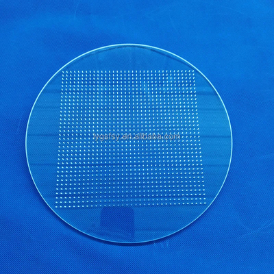 Fabriek Custom Ultraviolet High Purity Laser Perforated Quartz Glas Plaat