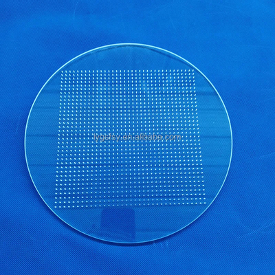 Fabriek Custom Ultraviolet High Purity Laser Perforated Quartz Glas Plaat