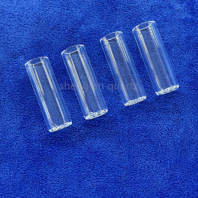 Fabriek Custom Hoogtemperatuur en Corrosiebestendige Quartz Pipe End Perforated Afdichting