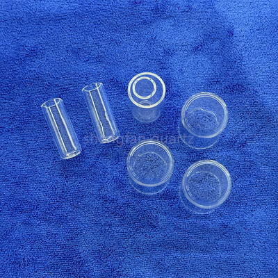 Groothandel Hoogtemperatuurweerstand Custom Quartz Glass Test Tube Eén Eind Gesloten Ronde Onderkant Of Vlakte Onderkant