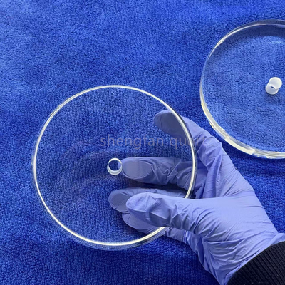Aanpassing Transparent gesmolten silica glasplaat UV kwarts glasplaat Voor UVC led lamp