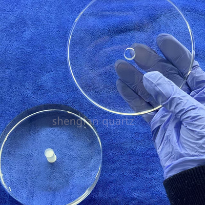 Aanpassing Transparent gesmolten silica glasplaat UV kwarts glasplaat Voor UVC led lamp