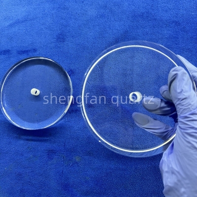 Fabriek Custom Ultraviolet High Purity Laser Perforated Quartz Glas Plaat