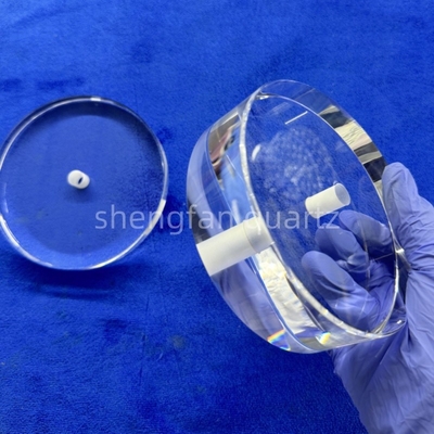 Fabriek Custom Ultraviolet High Purity Laser Perforated Quartz Glas Plaat