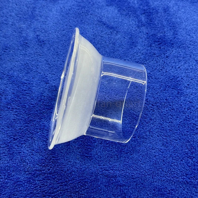 Professionele op maat gemaakte Quartz Flanged Pipe Hoge temperatuur Hoge zuiverheid