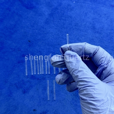 2.1 mm Diameter kwarts glasstaaf Frosted Transparent