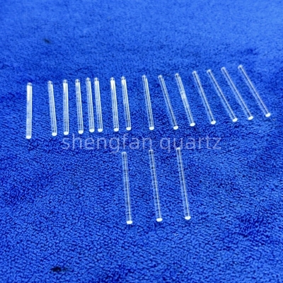 2.1 mm Diameter kwarts glasstaaf Frosted Transparent