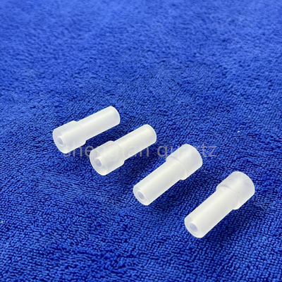 Fabrieksopdracht Hoogprecisie Stappenboren Gefrosted Opaque Quartz Parts