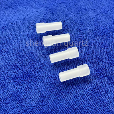 Fabrieksopdracht Hoogprecisie Stappenboren Gefrosted Opaque Quartz Parts