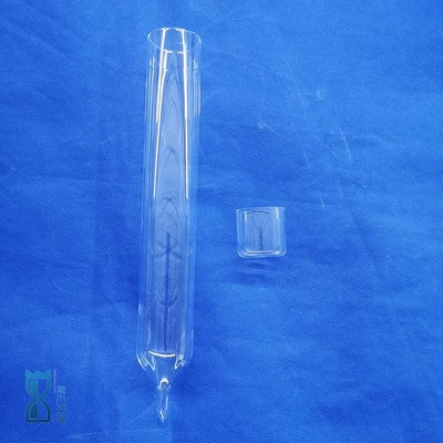 SiO2 Laboratorium helder silicium kwarts proefbuizen Eind afdichting
