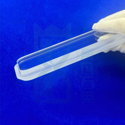 Doorzichtige op maat gemaakte kwartsstappenplaat 0,5 mm dik